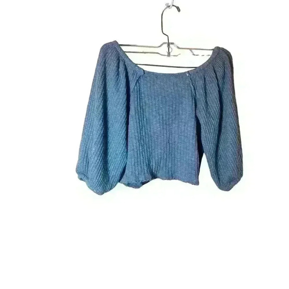 Urban outfitters size S cropped top with balloon sleeves - Picture 6 of 12